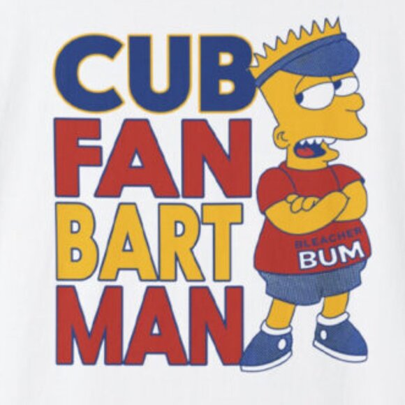 Bart Simpson Cub Fan Bart Man Retro Cartoon Fan Collector Graphic Gift T-Shirt05 - Picture 2 of 5